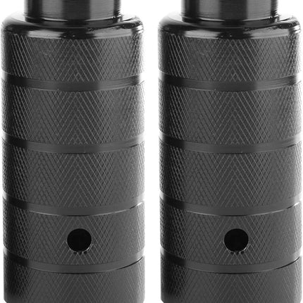 2PCS Steel Bike Pegs, Anti Skid Lead Foot Bicycle Peg Mini Cycling Rear Stunt 1.97 x 4.33in for Mountain