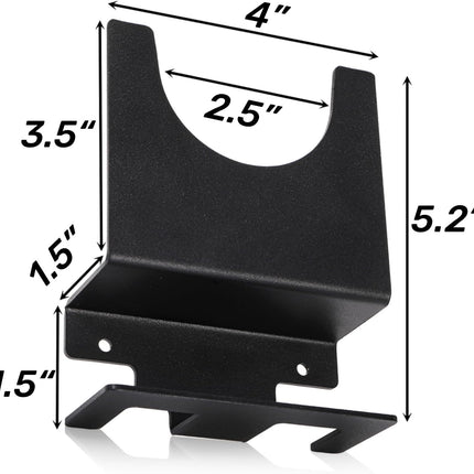 4 Pack Angle Grinder Holder, Wall Mount Bracket for 5 inch Grinder, Polisher Storage Rack Stand with Cord Hook, Garage Tool Hanger Grinders Impact Wrench Cutters Waxing Machines