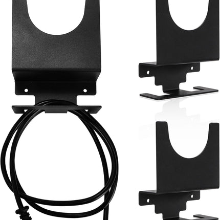 4 Pack Angle Grinder Holder, Wall Mount Bracket for 5 inch Grinder, Polisher Storage Rack Stand with Cord Hook, Garage Tool Hanger Grinders Impact Wrench Cutters Waxing Machines