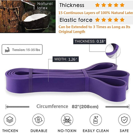 Resistance bands - Pull-Up Bands - Pull-Up Assist Bands - Exercise bands for men and women - Exercises - Stretching - Physiotherapy - Strength training