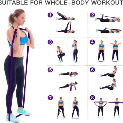 Resistance bands - Pull-Up Bands - Pull-Up Assist Bands - Exercise bands for men and women - Exercises - Stretching - Physiotherapy - Strength training