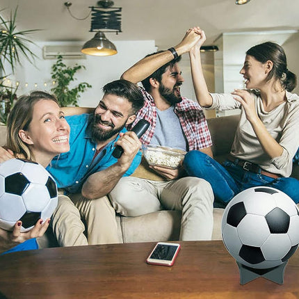 Ball Standard - Acrylic - Football, Basketball, Soccer, Volleyball, Rugby, etc. Display Standard - Ball Holders - 6 pieces - Black