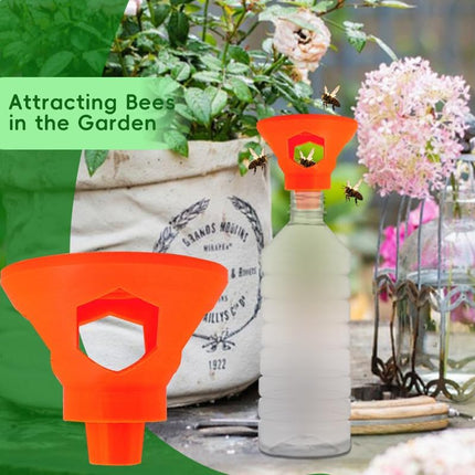 Reusable wasp trap - For hunting wasps, bees, bumblebees and insects - Orchards, farms, gardens, patios, yards - Reduce garden wasp problems
