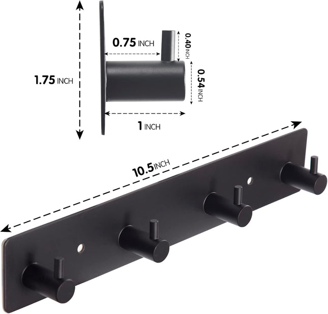 Black self-adhesive towel – product detail