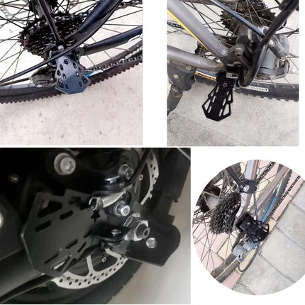 4-pack Mini Bike Rear Pedals - Foldable - Suitable for Mountain Bikes - Kids' Bikes - Rear Pedals - Metal Plates - Bike Pedal Accessories