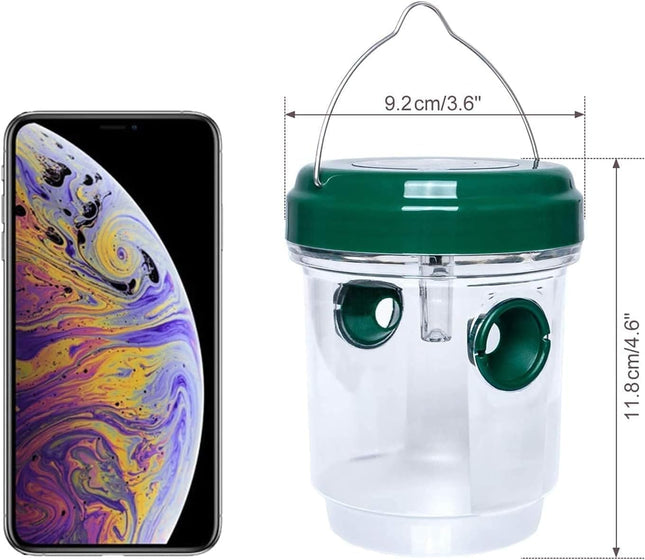 2-pack solar-powered wasp traps – product detail