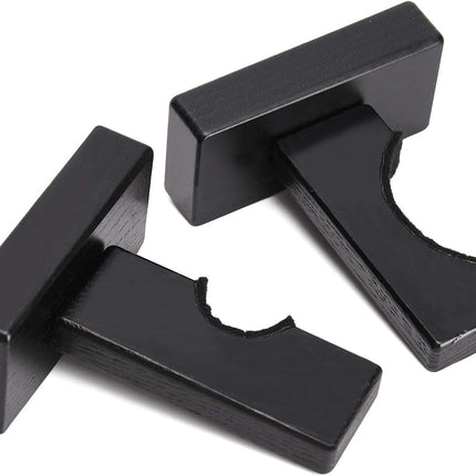 Display standard - Black - Baseball bat display standard - Baseball bat holder - Wall mounting - Horizontal baseball bat standard - Baseball bat holder - 2 pieces - Black