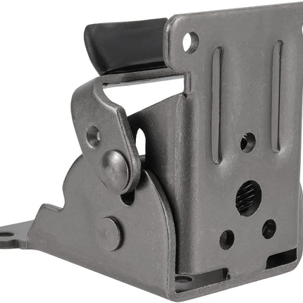 Table hinge - Folding hinge - 0-90 degree foldable - 8-pack - Lockable hinge - Lockable extension support bracket - with 64 screws, black