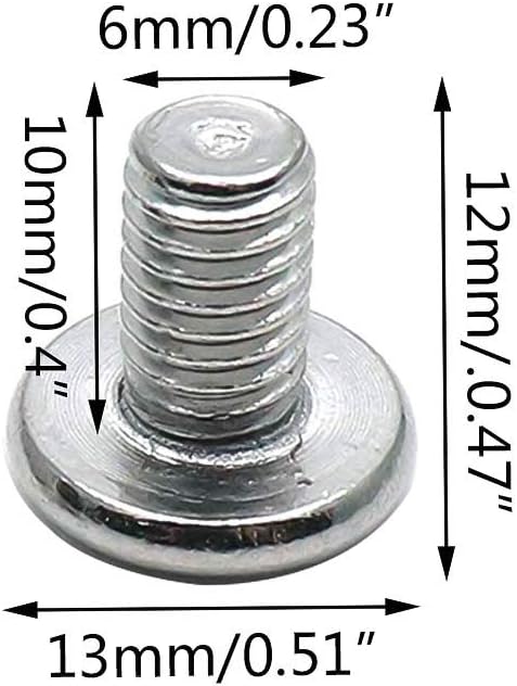 Biaungdo M6x10mm Stainless Steel Flat Head Hex Socket Cap Bolts Screws Countersunk Connector Fastener Pack – product detail