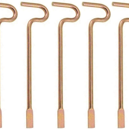 Bedroom/Bathroom Door Emergency Keys Compatible with Kwikset Interior Levers and Knobs (5)
