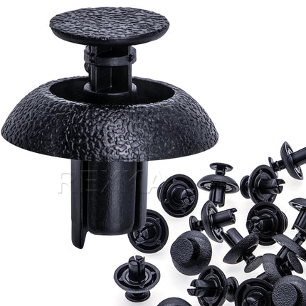 Rexka 20pcs Engine Cover Clips Grille Push-Type Retainer Fasteners 7mm Hole for Toyota Lexus 90467-07211 4Runner Avalon Camry Land Cruiser Prius GX460 IS250 RX350