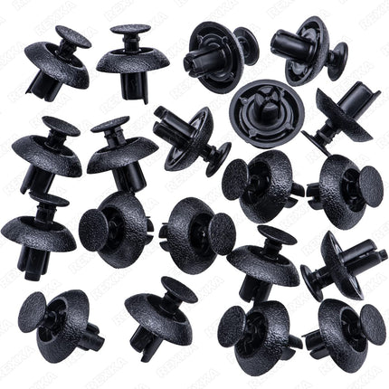 Rexka 20pcs Engine Cover Clips Grille Push-Type Retainer Fasteners 7mm Hole for Toyota Lexus 90467-07211 4Runner Avalon Camry Land Cruiser Prius GX460 IS250 RX350