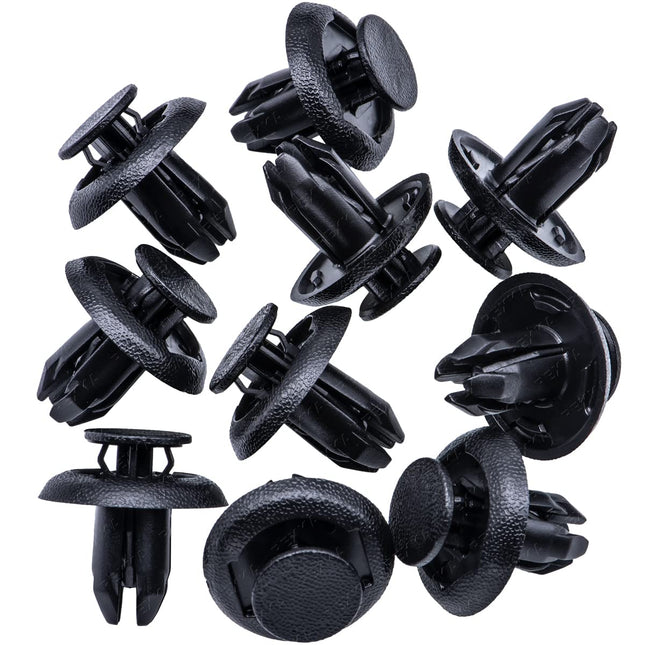 Rexka 10pcs Fender Liner Splash Shield Bumper Cover Clip Fastener Rivet for B45A-56-146A Mazda 3