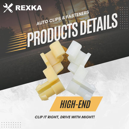 Rexka 5 Sets Tailgate Handle Door Lock Rod Clips Tailgate Handle Rod Clip Replacement for Toyota Tundra Camry Corolla Echo Highlander 69293-12030 69293-12040