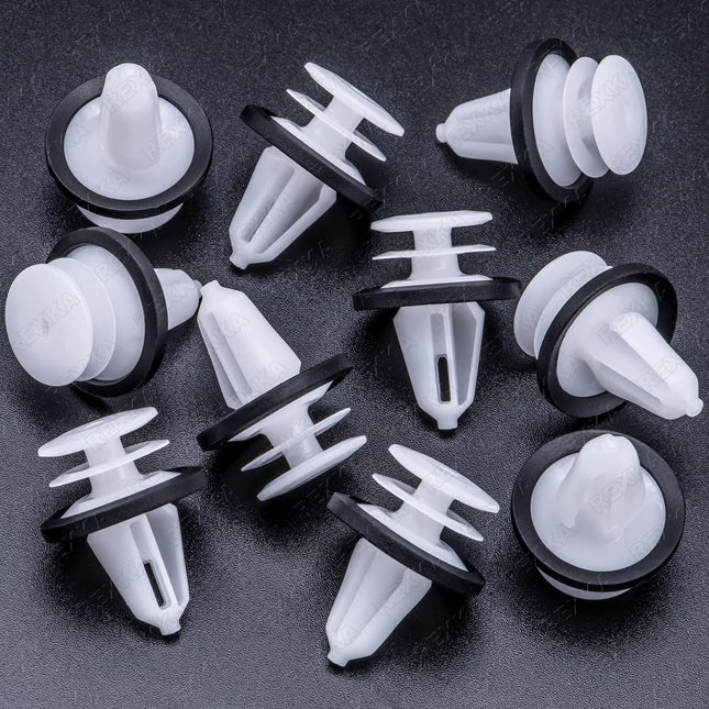 Rexka 10pcs Door Trim Panel Retainer Clip for Ford W713297-S300 C-Max Edge Escape Explorer F-150 Mustang
