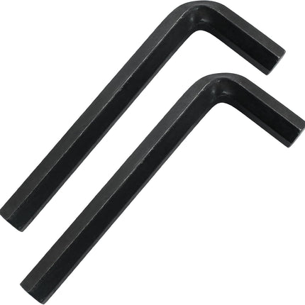 Biaungdo 2 Pcs Black 12mm Hex Key Wrench, Small Allen key Wrench, L Shaped Hexagon Hex Key Spanner Set Hexagon Head Replacement Repairing Tool for Repairing Bike, Furniture