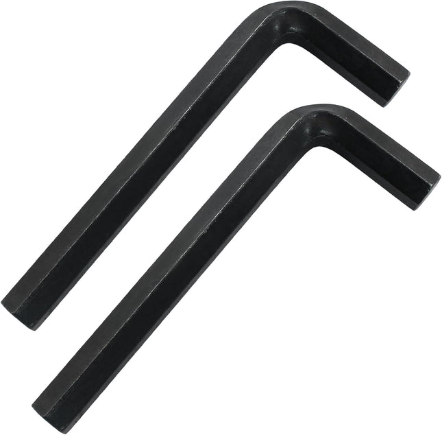 Biaungdo 2 Pcs Black 12mm Hex Key Wrench Small Allen key Wrench L Shaped Hexagon V1259-DP01-D-17