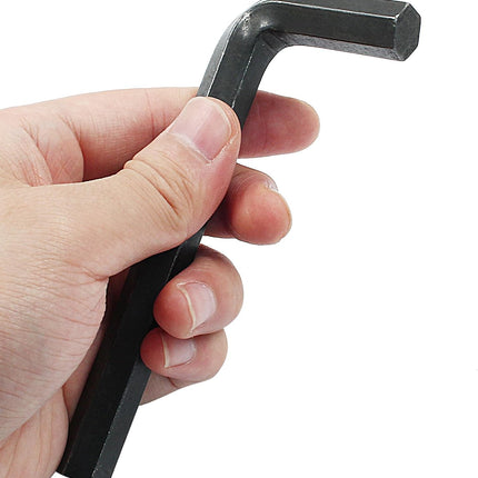Biaungdo 2 Pcs Black 12mm Hex Key Wrench, Small Allen key Wrench, L Shaped Hexagon Hex Key Spanner Set Hexagon Head Replacement Repairing Tool for Repairing Bike, Furniture