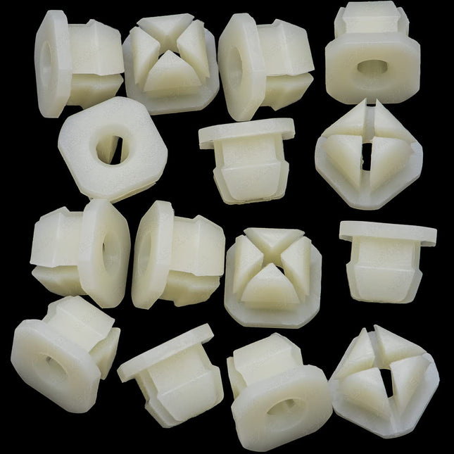 Rexka 15pcs Park/Turn Front Light Lamp Radiator Grille Retainer Nut Compatible with GM 347347 Buick