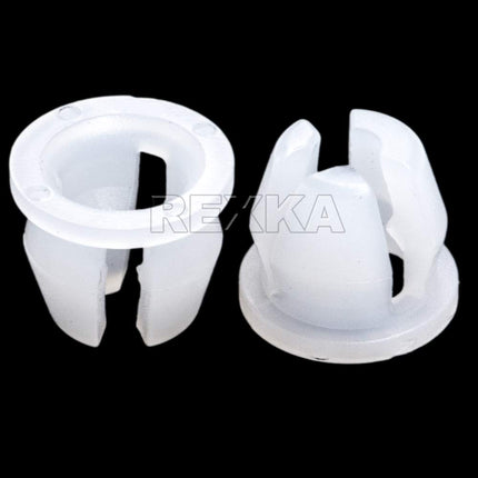 Rexka 10pcs Headlamp Assembly Grommet Retainer Clip Nut N811169S Compatible with Ford Toyota 90189-06111 4Runner, Land Cruiser, Pickup, Tacoma,Tercel, Expedition, Explorer,F150,Ranger, Mustang, Trucks