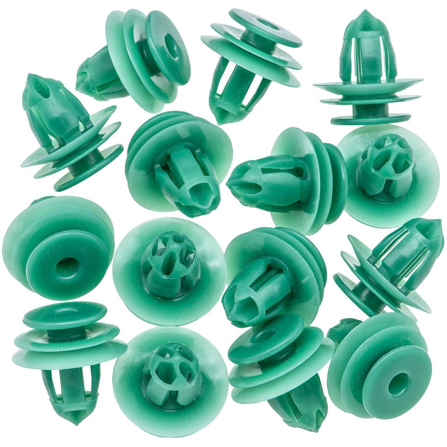 Rexka 15pcs Door Panel & Interior Trim Retainer Clips 91560-SZW-003 for Honda Accord CR-V CR-Z Civic