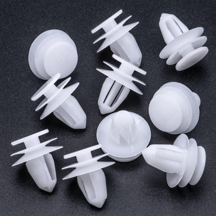 Rexka 10pcs Door Trim Panel Retainer Clip Compatible with Nissan Infiniti 01553-30001 Altima Armada Cube GT-R Maxima Murano Quest Rogue EX35 G25 G35 G37 Q40 Q50 Q60 QX30 QX80