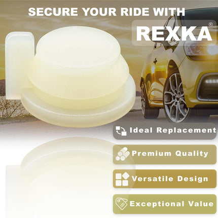 Rexka 10pcs Windshield Wiper Linkage Arm Bushing Cap Clip Nut Grommet 3799089 for Chrysler 1995-76, Dodge 1998-74, Plymouth 1989-74 - Chrysler Dodge Plymouth 03431634 03799089 49440