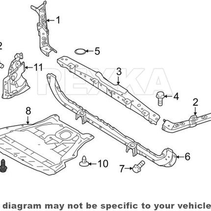 Rexka 20pcs Splash Shield Under Cover Mud Guard Wheelhouse Liner Bumper Cover Push Type Retainer Clip for Nissan 01553-09241 240SX Maxima Subaru Forester Impreza Legacy Outback STI Tribeca WRX