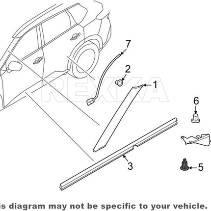 Rexka 20pcs Splash Shield Under Cover Mud Guard Wheelhouse Liner Bumper Cover Push Type Retainer Clip for Nissan 01553-09241 240SX Maxima Subaru Forester Impreza Legacy Outback STI Tribeca WRX