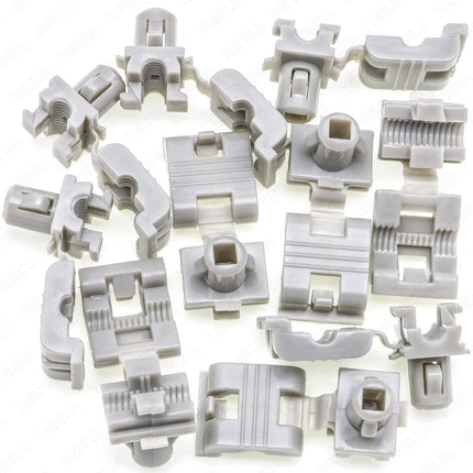 Rexka 10pcs Tailgate & Door Lock Rod Latch Clips 5/32 Rod Size for GM Trucks 16629990 16675980 Ford F150 F250 F350 Super Duty Buick Chevy Cadillac Trucks