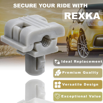 Rexka 10pcs Tailgate & Door Lock Rod Latch Clips 5/32 Rod Size for GM Trucks 16629990 16675980 Ford F150 F250 F350 Super Duty Buick Chevy Cadillac Trucks