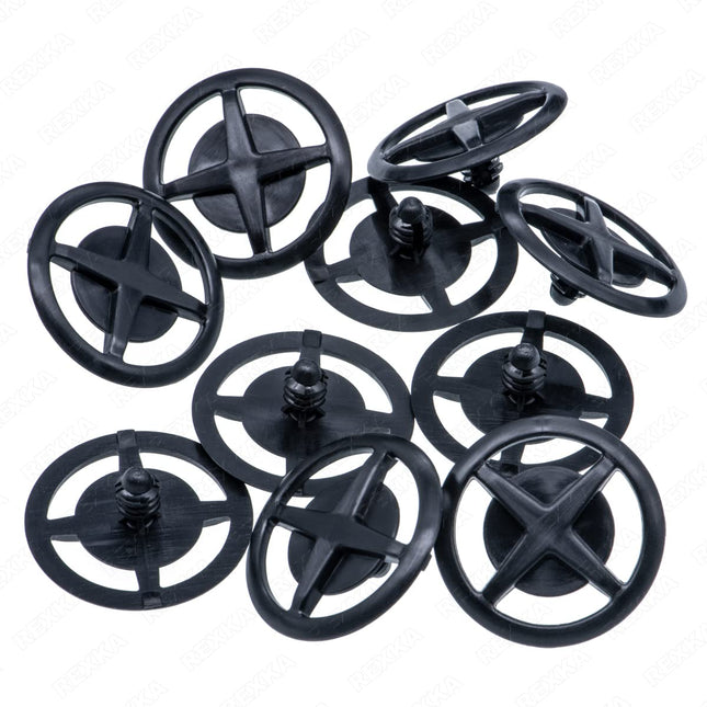 Rexka 10pcs Hood Insulation Pad Retainer Clip Compatible With Nissan Infiniti F5846-30f00 Altima