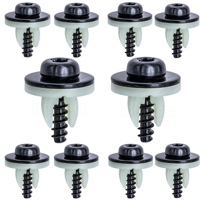 Rexka 10 Sets Engine Splash Shield Screws for V1259-DP01-D-194