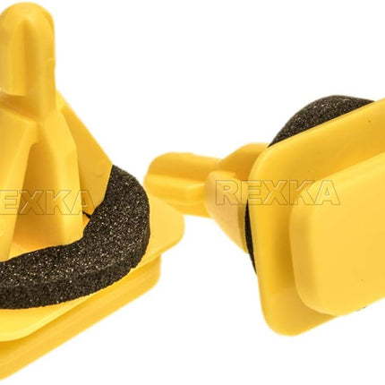 Rexka 10pcs Rocker Wheel Opening Spoiler Moulding Clip 15864780 Compatible with GM Chevy Cadillac GMC Buick Sierra Silverado Acadia Traverse Equinox Camaro Trailblazer XT5 Enclave Envision