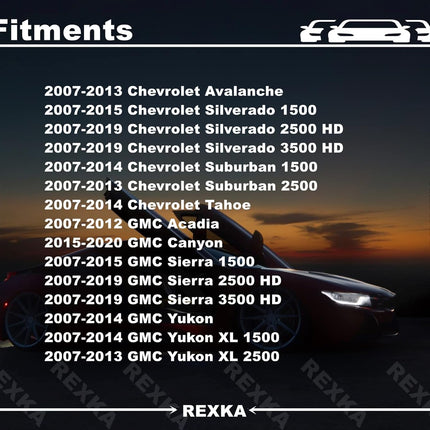 Rexka 10pcs Fog Lamp Assembly Retainer Grommet Nut 11570830 Compatible with Cadillac Escalade, Chevy Avalanche, Camaro, Colorado, Silverado Tahoe GMC Canyon, Denali, Sierra & Yukon