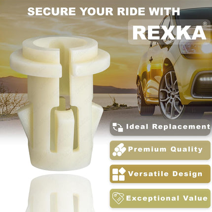 Rexka 10pcs Fog Lamp Assembly Retainer Grommet Nut 11570830 Compatible with Cadillac Escalade, Chevy Avalanche, Camaro, Colorado, Silverado Tahoe GMC Canyon, Denali, Sierra & Yukon