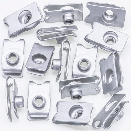 Rexka 10 pcs M6-1.0 Bumper Cover Retainer U Nut Compatible with Honda Acura 90675-SA5-003 Accord Civic CR-V CRX Odyssey Pilot Ridgeline CL Integra Legend MDX RL 90675SA5003
