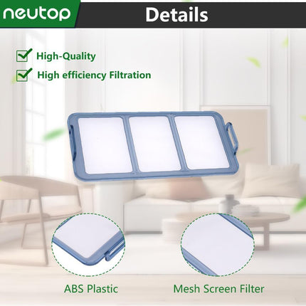 Replacement Washable Pre-ilters Compatible with euy RoboVac 11S, 11S+, 12, 15C, 15T, 25C, 30, 30C, 35C, R450, R500, Robot Vacuum Parts Accessories, 2-Pack.
