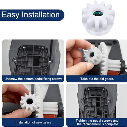 3 Pcs Easy Mop Pedal Broom Spin Replacement One Way Clutch Bearing Bucket Gear Sprockets Repair Compatiable with Oceda/Vilida and Market 90% Spin Mop System, Mop Gears (3 Pcs Bearing Bucket Gears)