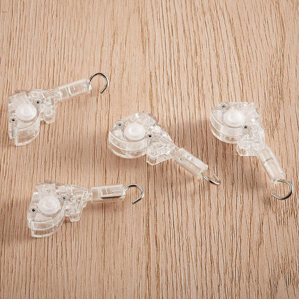 4 Pieces Blind Wand Tilter Control Wand or 1 Inch Mini Blind Head Rail Mechanism Replacement with D Shaped Gear Tilter Mechanism Hook Connection