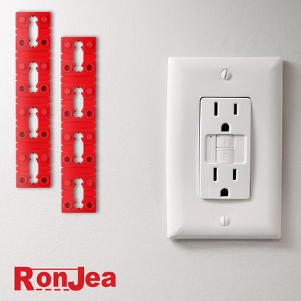 Outlet Spacers or Electrical Box,  48 PCS Switch and Receptacle Spacers or Loose Outlet Plug ix, Electrical Extender Outlet Shims Light Switch Spacer