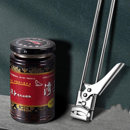 ® Master Jar & Bottle Opener, Adjustable Multiunctional Stainless Steel Can Opener Jar Lid Gripper, Manual,Kitchen Accessories