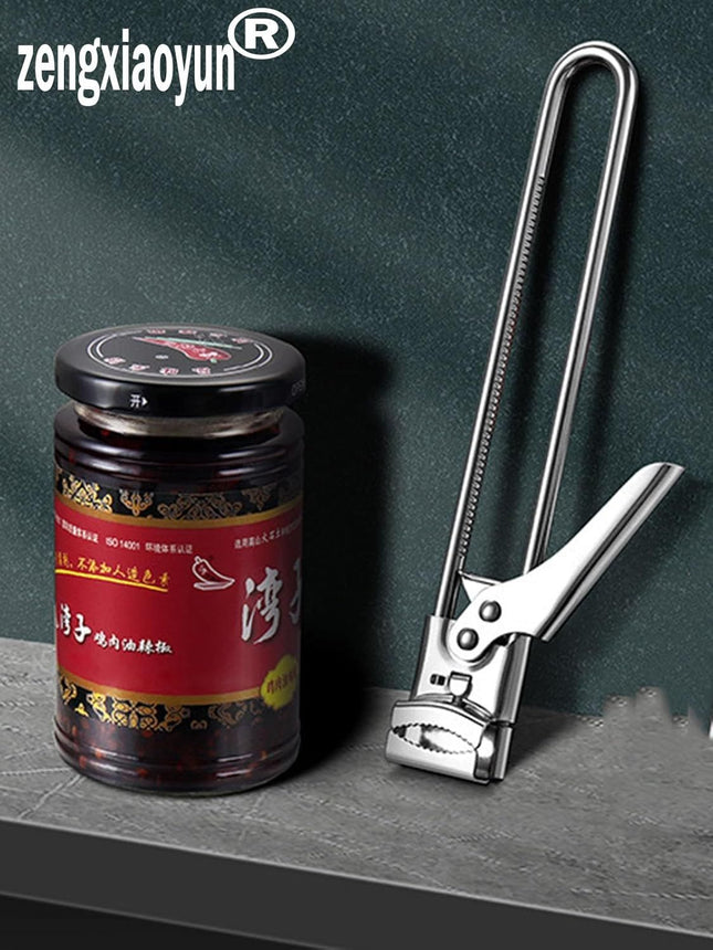Master Jar & Bottle Opener Adjustable Multiunctional Stainless Steel Can Opener Jar Lid Gripper Manual – product detail