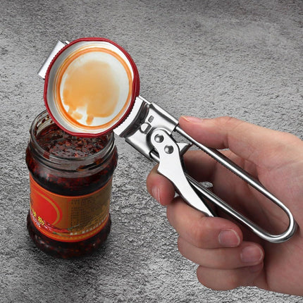 ® Master Jar & Bottle Opener, Adjustable Multiunctional Stainless Steel Can Opener Jar Lid Gripper, Manual,Kitchen Accessories
