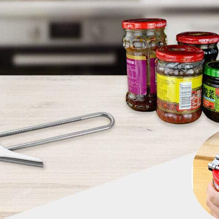 ® Master Jar & Bottle Opener, Adjustable Multiunctional Stainless Steel Can Opener Jar Lid Gripper, Manual,Kitchen Accessories