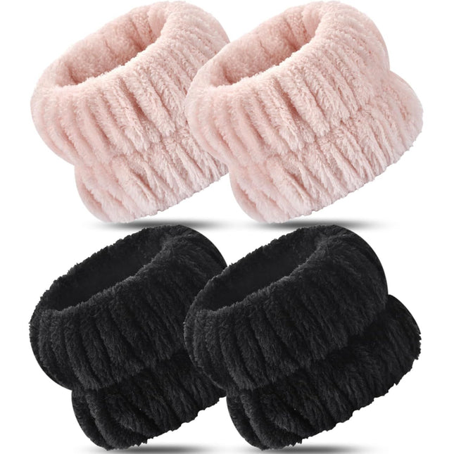 Wrist Bands or Washing ace 4pcs Spa ace Washing Wristbands Microiber Arm Wrist Towels Absorbent