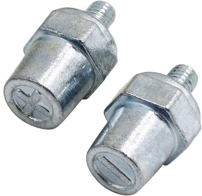 Biaungdo One Pair Zinc Alloy Battery Side Terminal Charging Posts Fit 8mm Positive (Plus) or Negative (-)