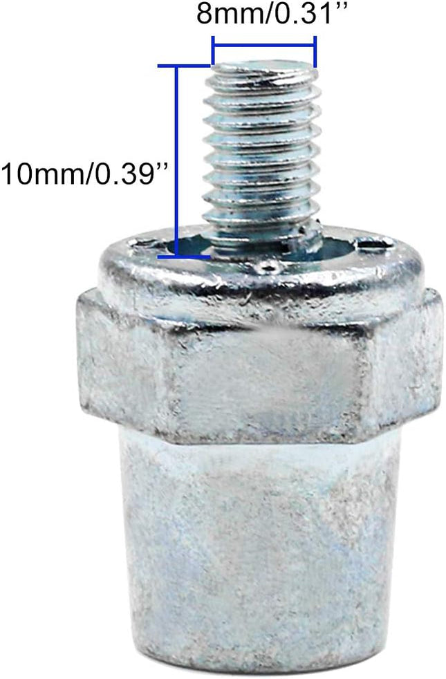 Biaungdo One Pair Zinc Alloy Battery Side Terminal Charging Posts Fit 8mm Positive (Plus) or Negative (-) – product detail