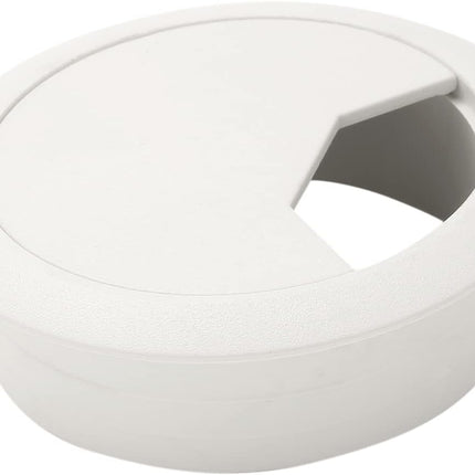 Biaungdo 5 Pcs 2 Inch Desk Grommet, Wire Cable Cord Hole Cover Grommet Cable Cord Organizer for Home, Office, White