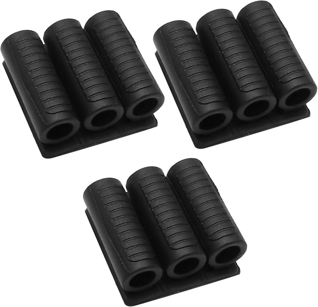 Biaungdo Drill Bit Holder 3 Pack Adhesive Drill Bit Sleeve Organizer High Strength Bit Holder